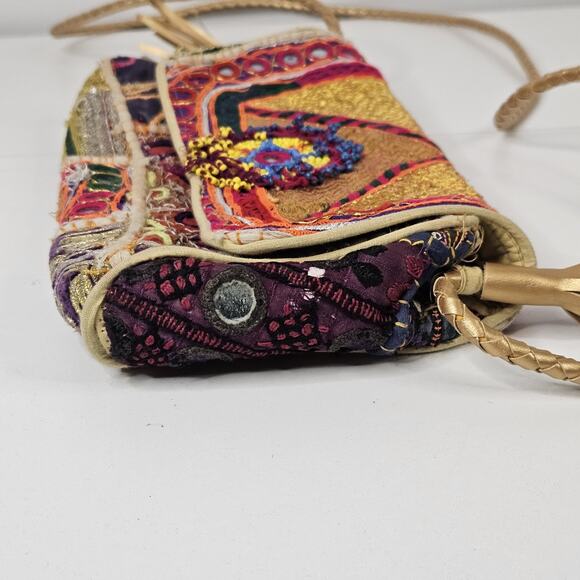 Vintage Tribal Banjara Indian Handmade Ethnic Women Purse Designer Shoulder Bag - Picture 10 of 11